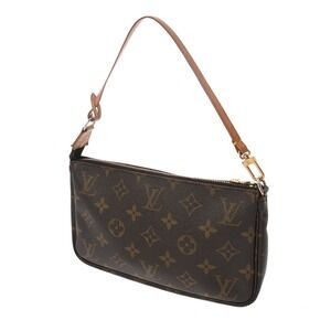 Louis Vuitton Accessoires Accessory Pochette Canvas Brown Monogram